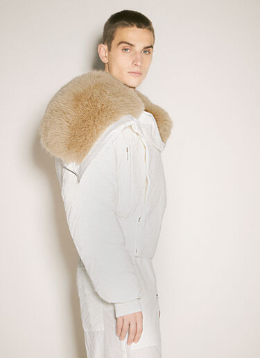 Moncler x Rick Owens Alice 派克大衣 乳白色 mcs0358006