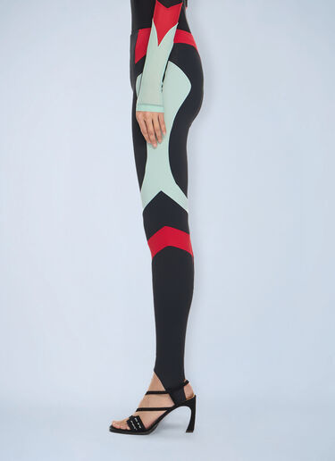 Off-White Color Block Leggings Black ofw0264036