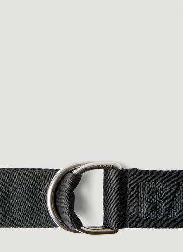 Balenciaga D-Ring Jacquard Belt Black bal0248130