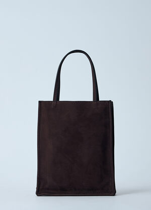 The Row Small To Go Tote Bag Brown row0260047