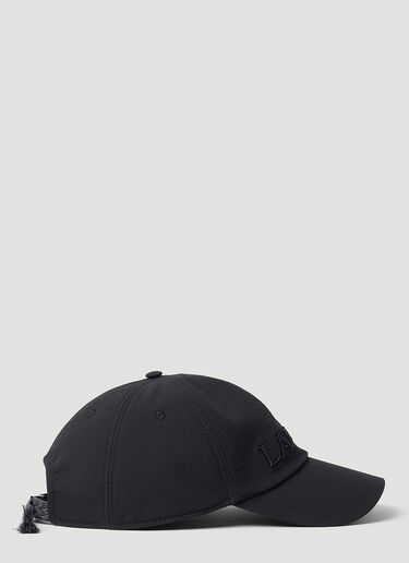 Lanvin Logo Embroidery Baseball Cap Black lnv0151030