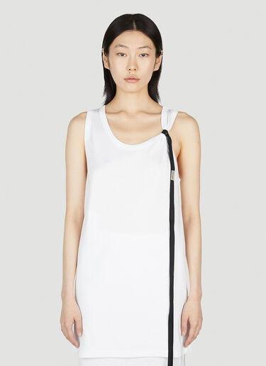 Ann Demeulemeester Seva Tank Top White ann0252006