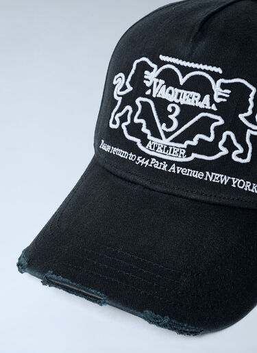 Venice Embroidery Baseball Cap VAQUERA Venice Embroidery Baseball Cap Black vaq0262001
