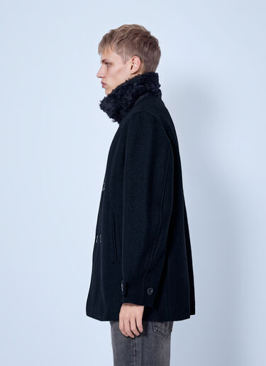 Our Legacy Wage Peacoat Black our0165029