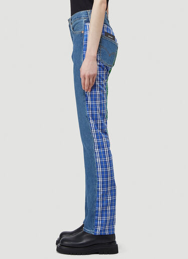 (DI)VISION Upcycled Split Jeans Blue div0342012