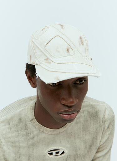 Diesel C-Obi-Destr 棒球帽 白色 dsl0154006