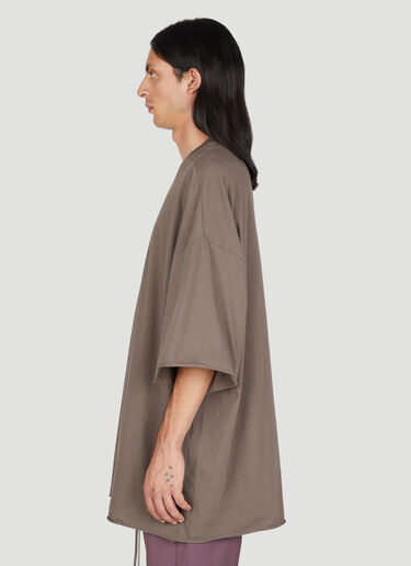 Rick Owens トミー T オーバーサイズ T シャツ ブラウン ric0153017