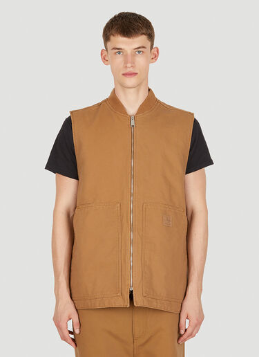 Toogood x Carhartt WIP Antique Dealer X Classic Sleeveless Jacket Brown toc0349004