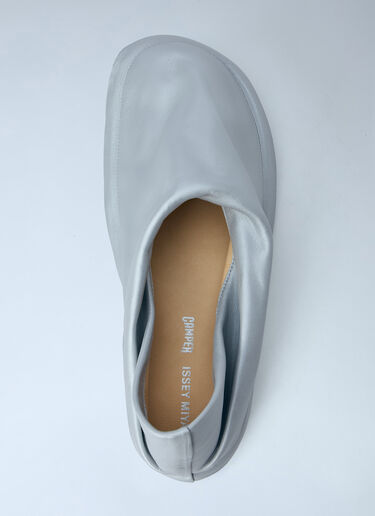LN-CC® - Camper x Issey Miyake: Peu Form Slip Ons - Silver Camper x Issey Miyake Peu Form Slip Ons Silver cim0366002