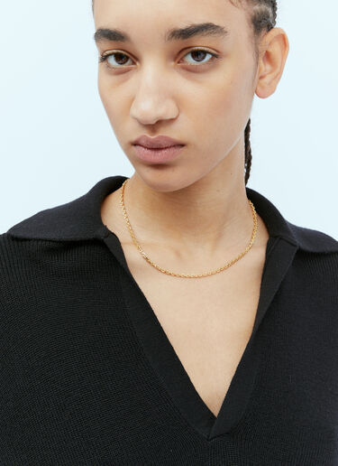 Tom Wood Anker Chain Necklace Gold tmw0353024