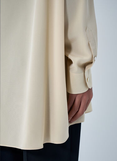 The Row Luka Shirt Beige row0263008