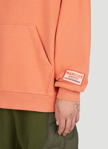 Logo Hooded Sweatshirt Moncler Salehe Bembury Logo Hooded Sweatshirt Orange msb0154005