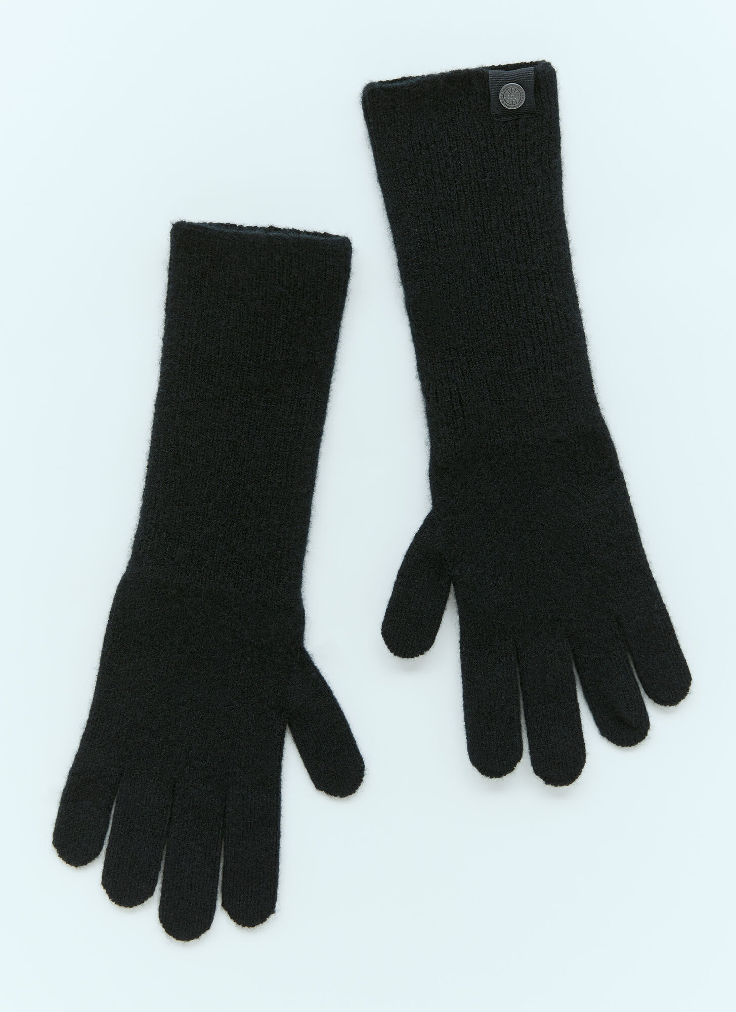 Shop Canada Goose Cashmere Gloves In Black