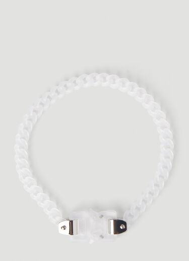 Transparent Chain Necklace 1017 ALYX 9SM Transparent Chain Necklace White aly0245041