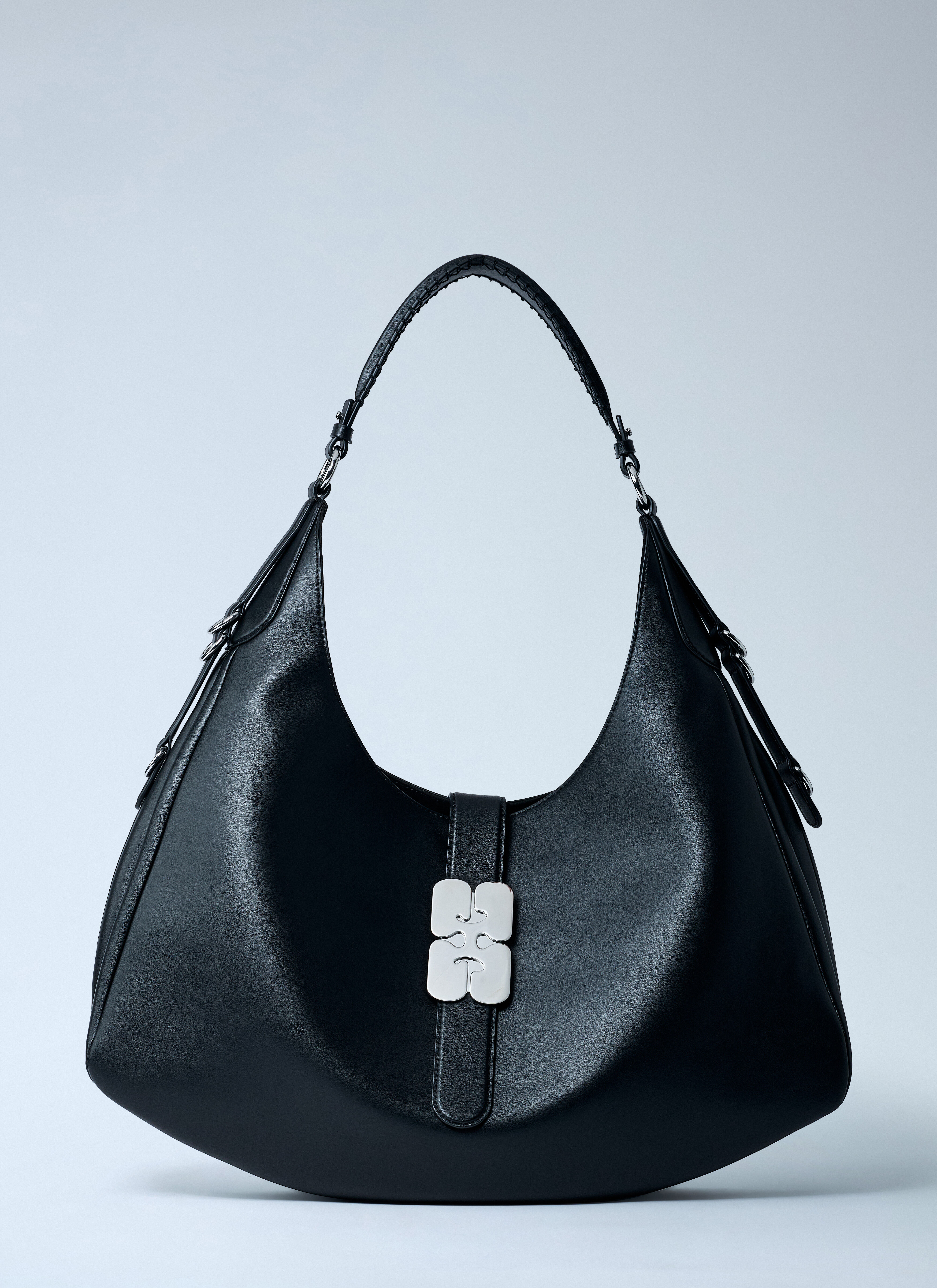 GANNI レディース ラージ キャット ショルダーバッグ の ブラック | LN-CC®