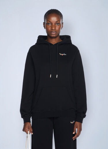 Arrow Glass Flower Logo Hooded Sweatshirt Off-White Arrow Glass Flower Logo Hooded Sweatshirt Black ofw0262045