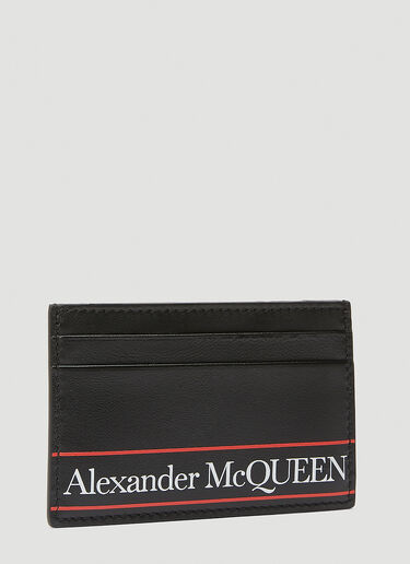 Alexander McQueen Logo Card Holder Black amq0144023