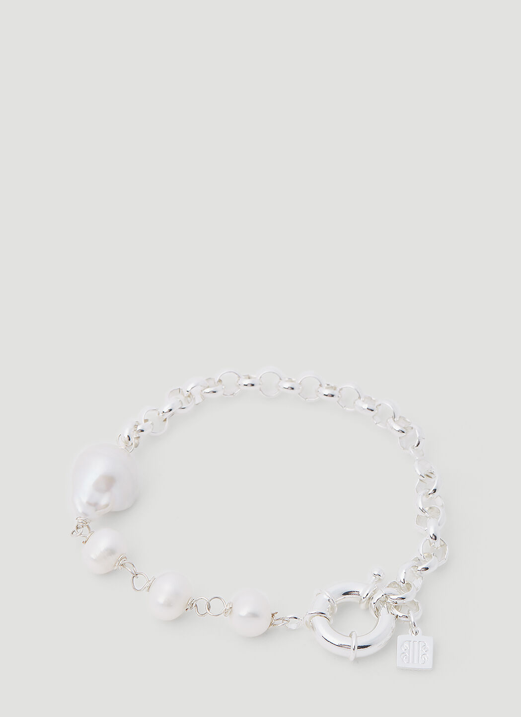 Pearl Octopuss.y Pearl Chain Bracelet Silver prl0355002