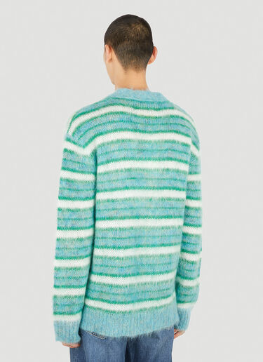 Marni Striped Cardigan Green mni0151001