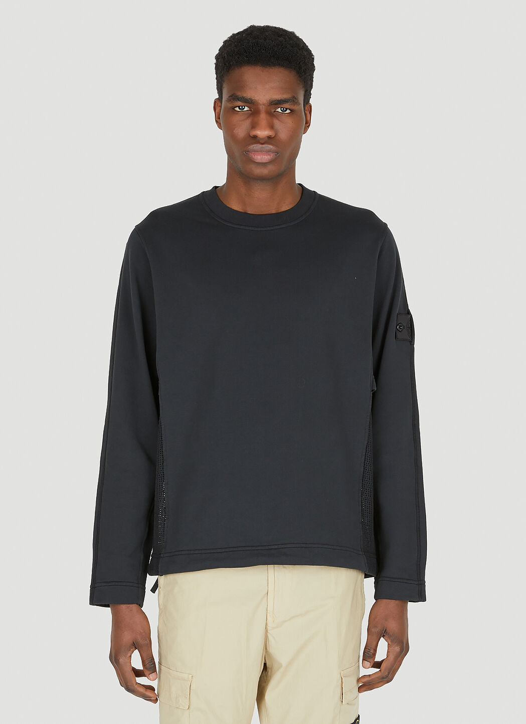 Stone island new arrivals black sweatshirt