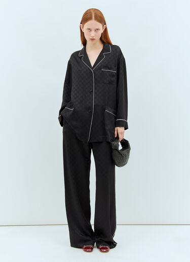Gucci GG 자카드 팬츠 블랙 guc0257019
