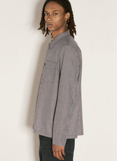 Our Legacy Box Linen Shirt Blue our0157010