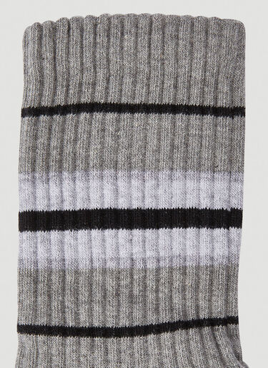 Burberry Striped Socks Grey bur0150075