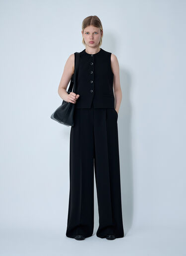 Max Mara Laccato Pants Black max0261018
