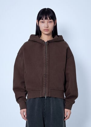 Entire Studios Thermal Hoodie Brown ent0266006