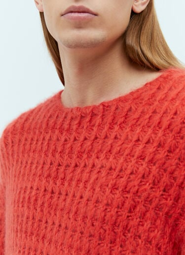 The Row Olen Cashmere Sweater Red row0154007