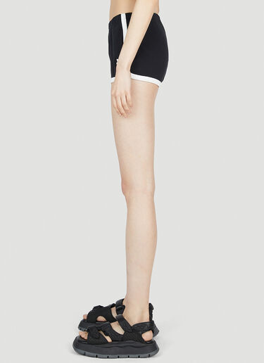 Courrèges 对比色短裤 黑色 cou0252019