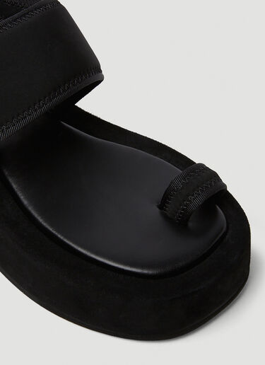 WARDROBE.NYC Flatform Sandal Black war0249006