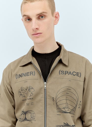 Space Available Inner Space Plant Jacket Khaki spa0356010