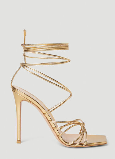 Gianvito Rossi Sylvie High Heel Sandals Gold gia0252005