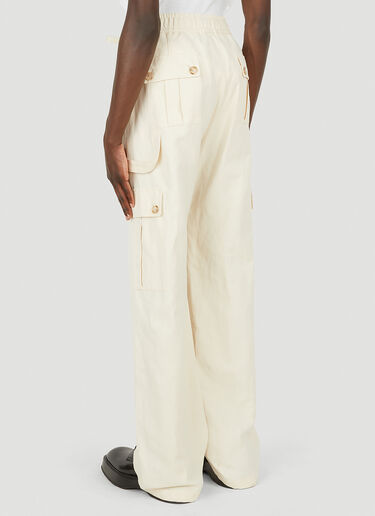 Dolce & Gabbana Drawstring Cargo Pants Cream dol0149001