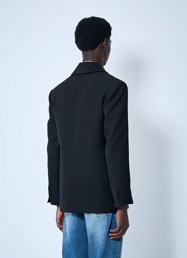 Jil Sander Double-Collar Blazer Black jil0160001