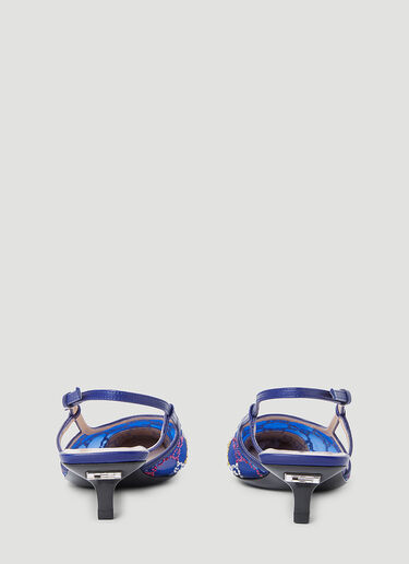 Gucci GG Slingback Pumps Blue guc0253108