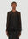 Valentino Lace Feather Trim Top Black val0249016