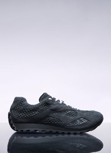 Bottega Veneta Orbit 皮革运动鞋 灰色 bov0158011