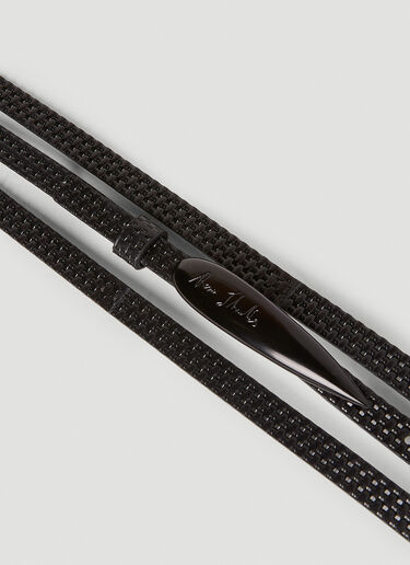 Acne Studios Weave Belt Black acn0252072