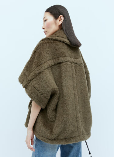 Teddy Biker Cape Max Mara Teddy Biker Cape Khaki max0254079