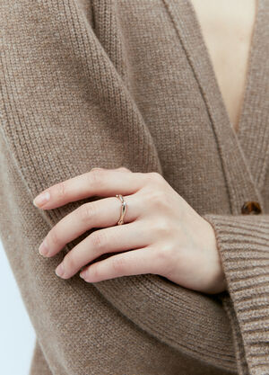 Bottega Veneta Sardine Ring Silver bov0255043