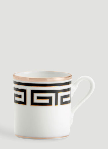 Ginori 1735 Set of Two Labirinto Coffee Cup Black wps0644451