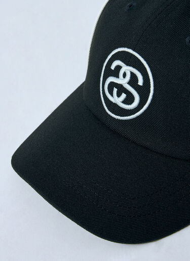 Stüssy Logo Motif Baseball Cap Black sts0160025