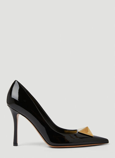 Valentino Maxi Stud High Heels Black val0249017