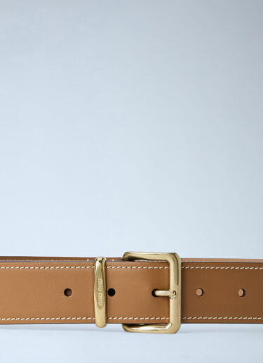 Leather Belt Miu Miu Leather Belt Brown miu0265029