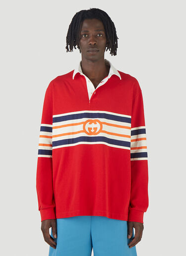 Gucci Interlocking G Polo Shirt Red guc0145013