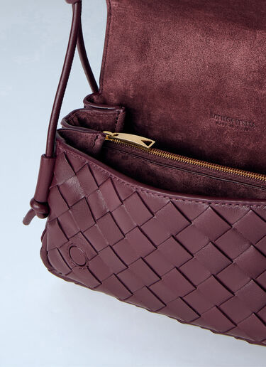 Bottega Veneta Notturno Shoulder Bag Burgundy bov0264030