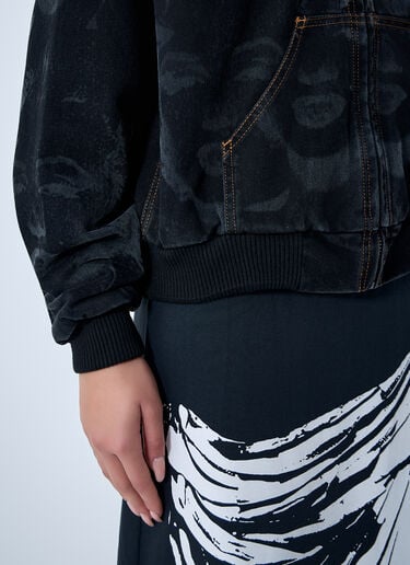 Marilyn Denim Hooded Jacket VAQUERA Marilyn Denim Hooded Jacket Black vaq0262003