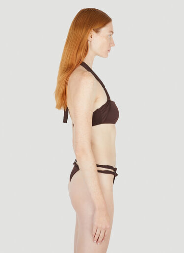 Jacquemus Le Haut De Maillot Sofio Bikini Top Brown jac0250175
